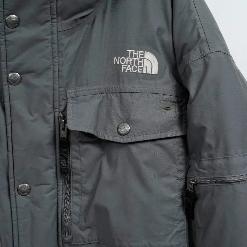 The North Face Gotham HyVent Goose Down Jacket Men's XXL Black Gray Hooded